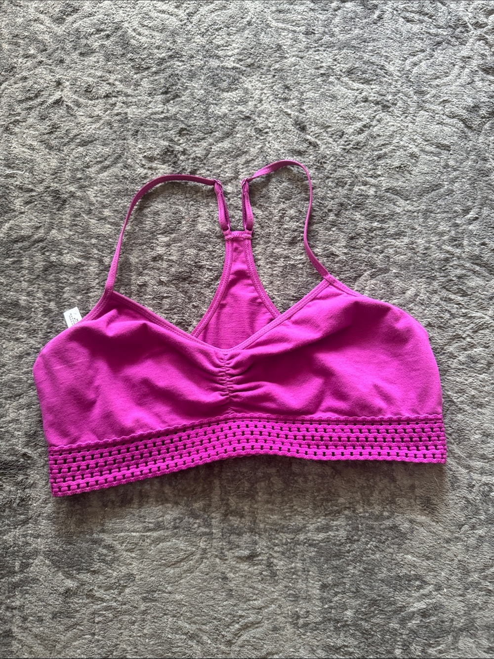 Women’s Magenta Bralette - Racerback